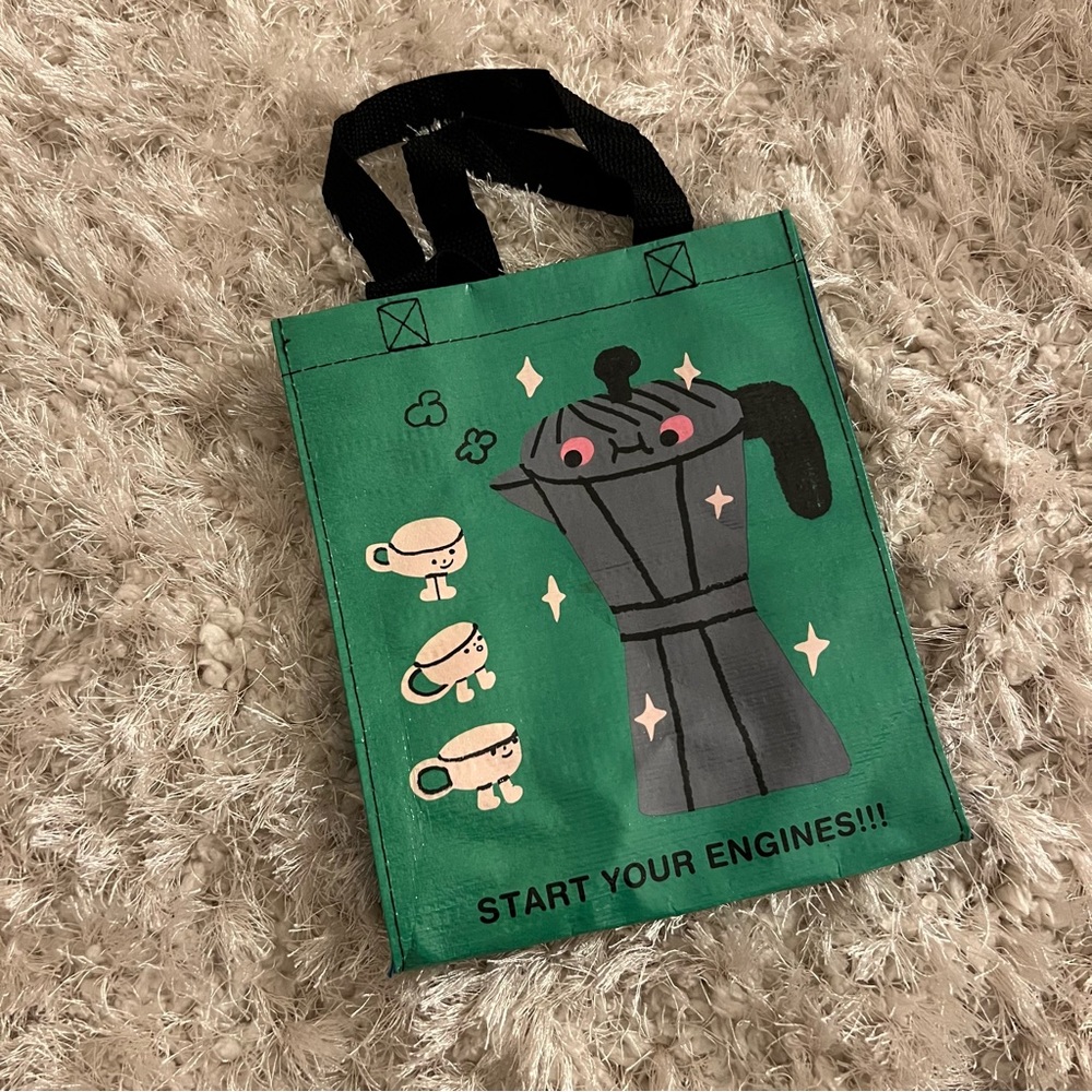 Small eco friendly bag by Blue Q “Start Your Engines”